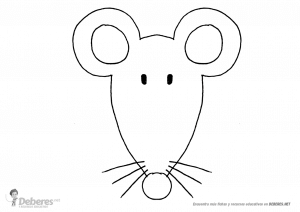 dibujo de ratoncito para dibujar