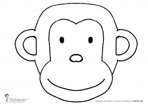 Mono para colorear - infantil
