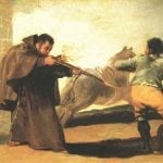 Monje Pedro de Saldivia y el bandido Maragato de Goya
