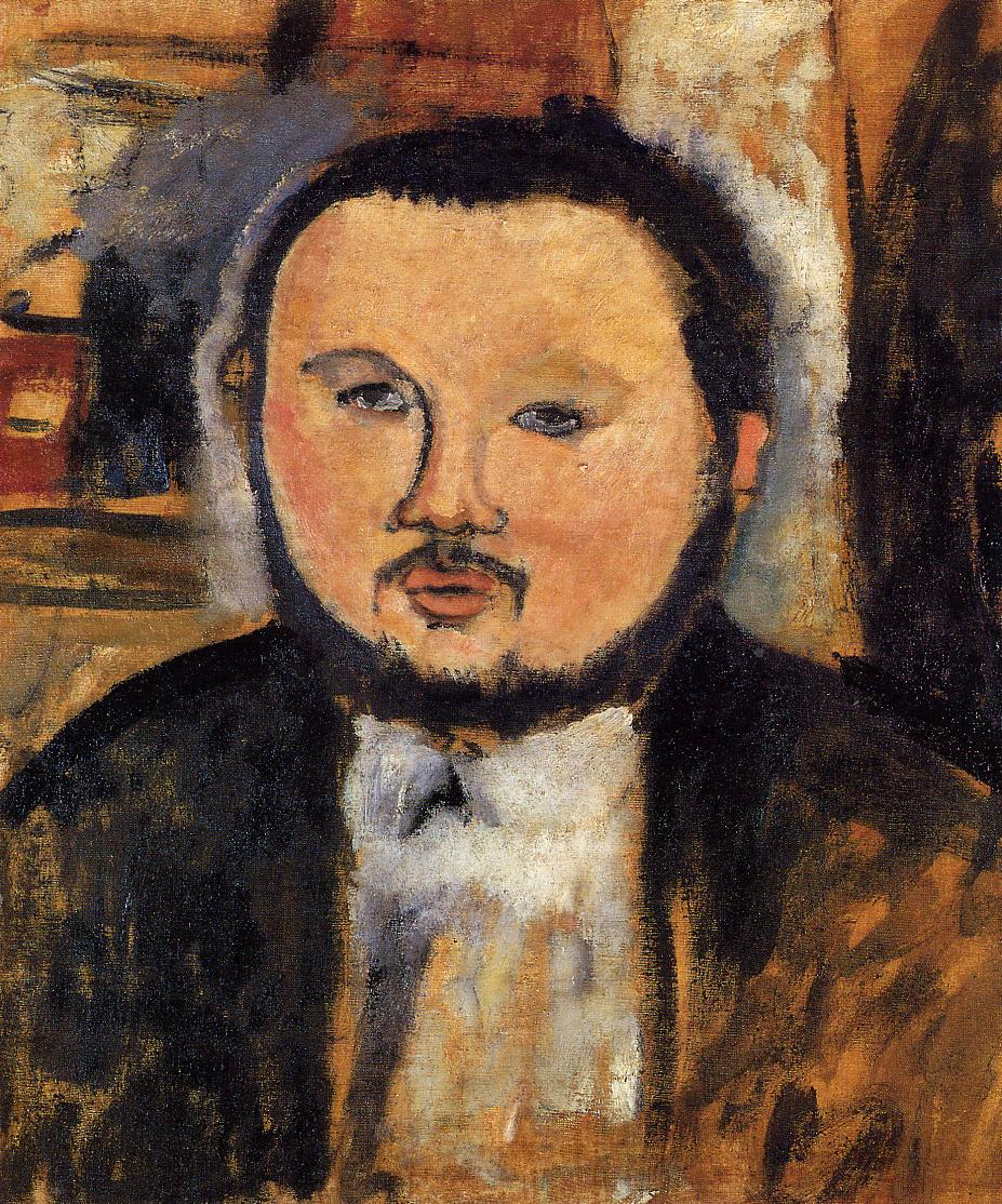 Retrato de Diego Rivera por Modigliani