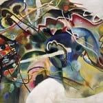 Kandinsky 1913 Painting with White Border