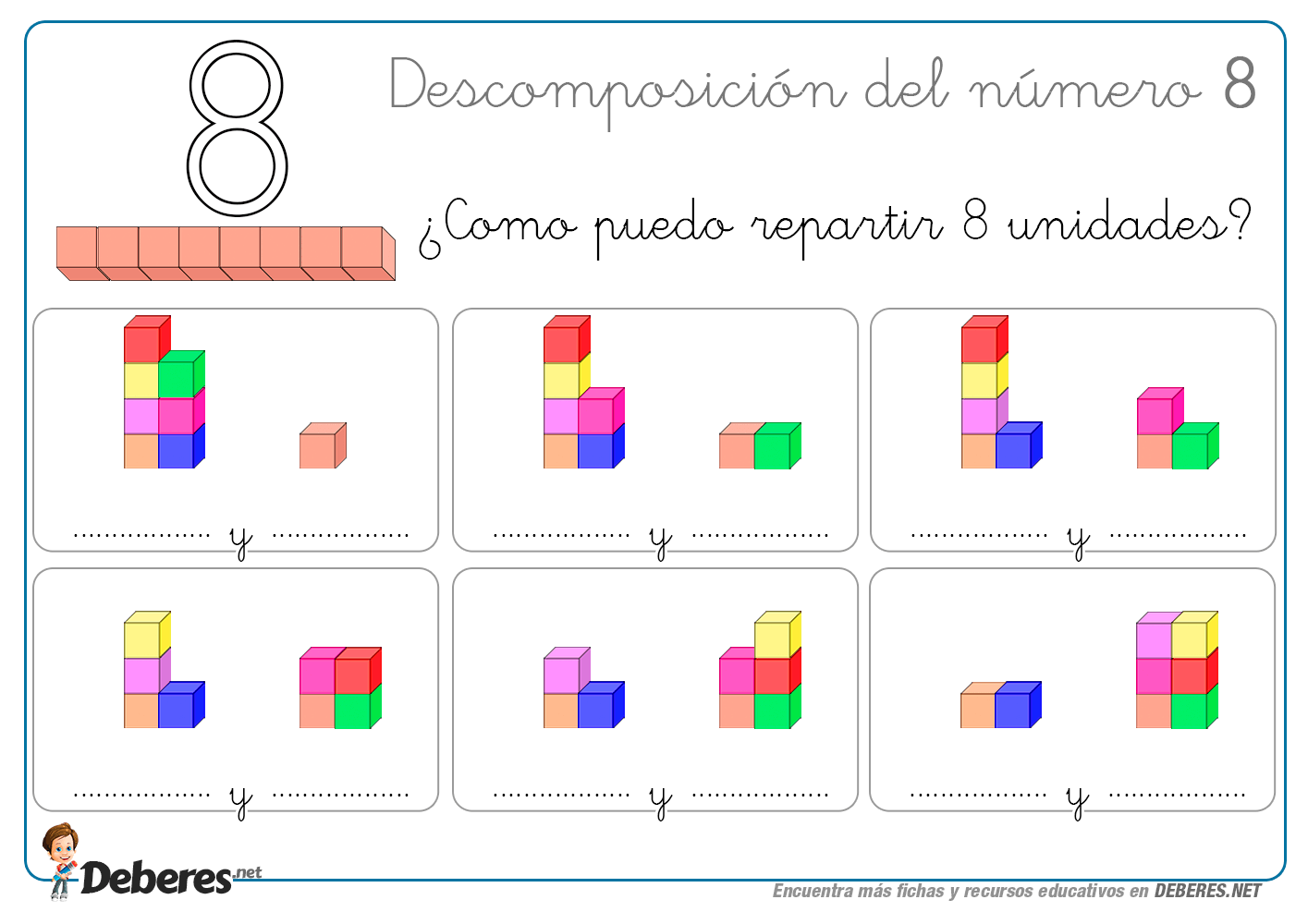 Descomposicion del numero 8