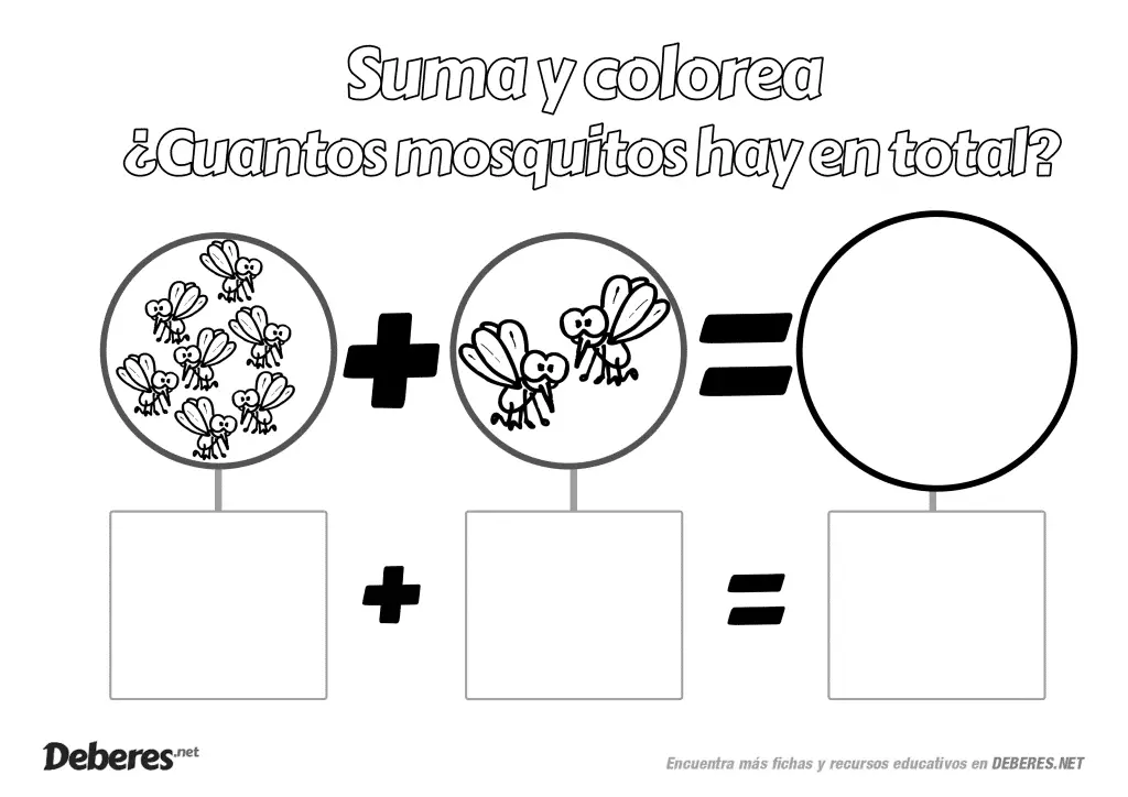 Fichas Suma 7+2 - matematicas educacion infantil
