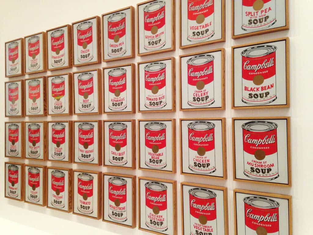 Andy Warhol - Latas de sopa Campbell