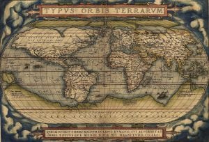 Mapa Mundi de Abraham Ortelius