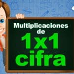 Fichas - Multiplicaciones de 1 por 1 cifra