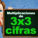 Fichas - Multiplicaciones de 3 cifras por 3 cifras