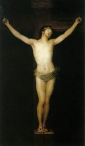 Cristo crucificado de Goya