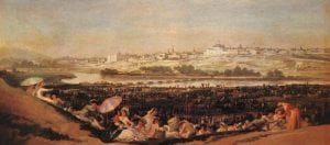 La pradera de San Isidro de Francisco de Goya