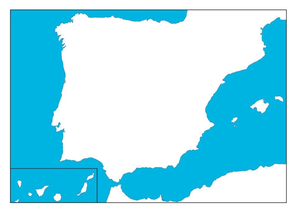 thumbnail of Mapa Espana vacio sin fronteras