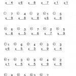  Multiplicaciones de 1 cifra para imprimir 8